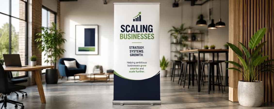How Roller Banners Can Help You Scale Your Business